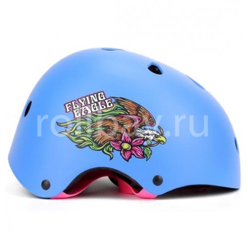 Шлем для роликов Flying Eagle детский размер. Синий в магазине Rollbay.ru