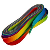 Шнурки для роликов Powerslide Waxed Laces Pro Multicolor Neon