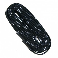 Шнурки для роликов хоккейные 182 см черные