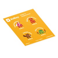 Стикеры Rollbay «Квады»