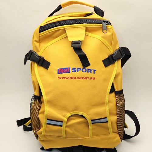 Рюкзак для роликов RolSport большой желтый в магазине Rollbay.ru