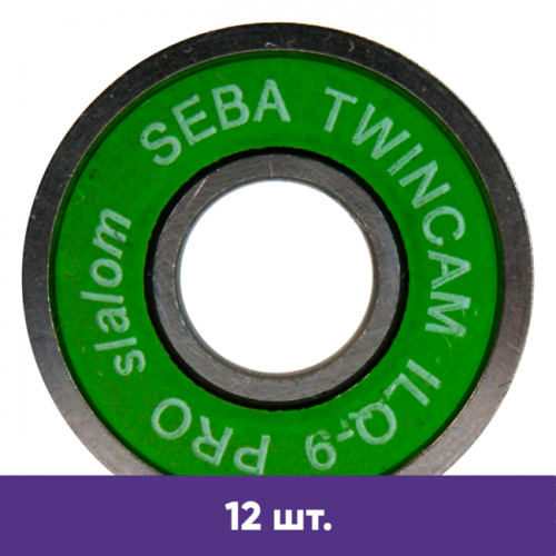 Подшипники для роликов Seba TWINCAM ILQ-9 PRO slalom (12 шт) в магазине Rollbay.ru