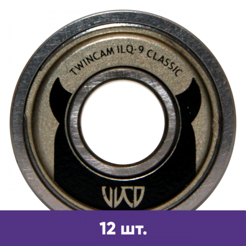 Подшипники для роликов PowerSlide Wicked TwinCam ILQ-9 Classic (12 шт) в магазине Rollbay.ru