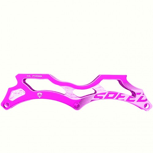 Рамы для роликов Flying Eagle S7 Speed Frame 3x100mm розовые в магазине Rollbay.ru