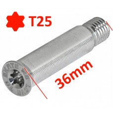 Ось для роликов алюминиевая Powerslide Torx T25 36мм - 1 шт