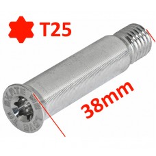 Ось для роликов алюминиевая Powerslide Torx T25 38мм - 1 шт