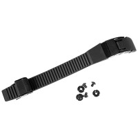 Набор Верхний стреп + бакля черные для роликов Powerslide 18см