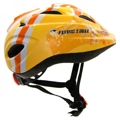 Шлем для роликов детский Flying Eagle V5 желтый в магазине Rollbay.ru