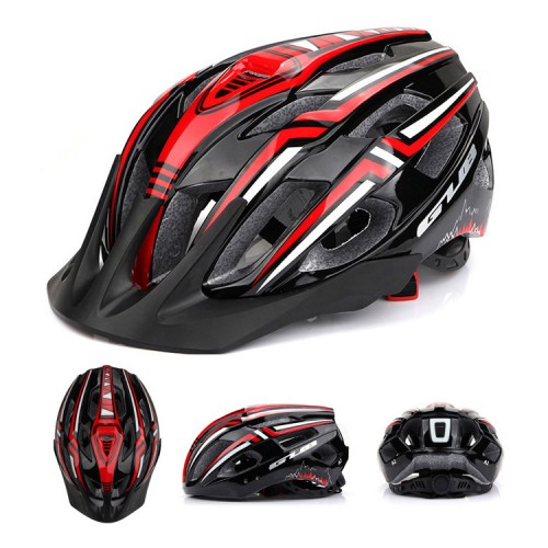 Шлем для роликов с козырьком GUB A2 с фонариком черный (56-59) в магазине Rollbay.ru