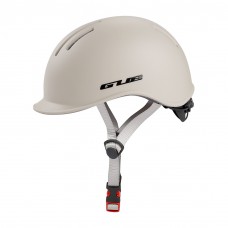 Шлем для роликов с козырьком GUB CityMax бежевый (57-61)