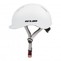 Шлем для роликов с козырьком GUB CityMax белый (57-61)