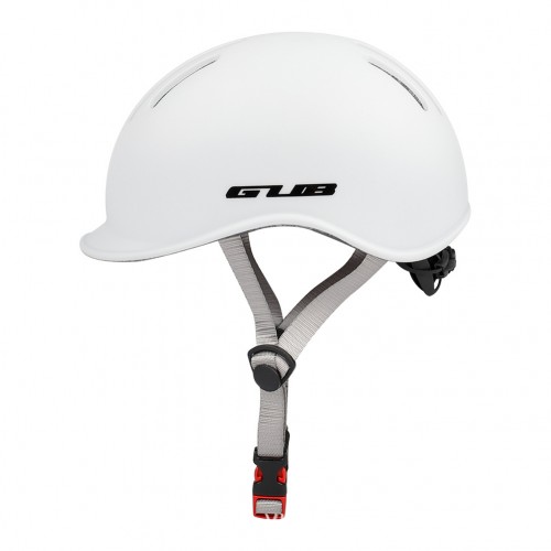 Шлем для роликов с козырьком GUB CityMax белый (57-61) в магазине Rollbay.ru