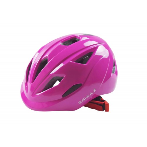 Шлем для роликов SHULZ KIDS Bubble LED розовый в магазине Rollbay.ru