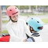 Шлем для роликов с козырьком Smart4u с фонариком голубой (54-58) 2 в магазине Rollbay.ru