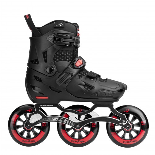 Ролики Flying Eagle S7 Speed Pro черные в магазине Rollbay.ru
