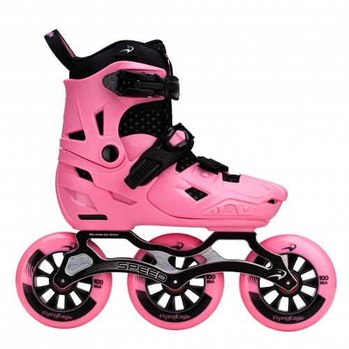 Ролики Flying Eagle S7 Speed Pro розовые в магазине Rollbay.ru