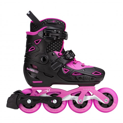Ролики Flying Eagle S9S Dynamo PRO розовые в магазине Rollbay.ru