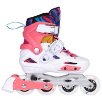 Ролики Playlife Flash Adj. Pink