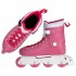 Роликовые коньки детские раздвижные Playlife Cruiser розовые 4 в магазине Rollbay.ru