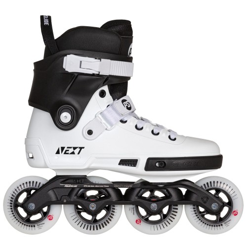 Ролики Powerslide Next Black White 90 в магазине Rollbay.ru