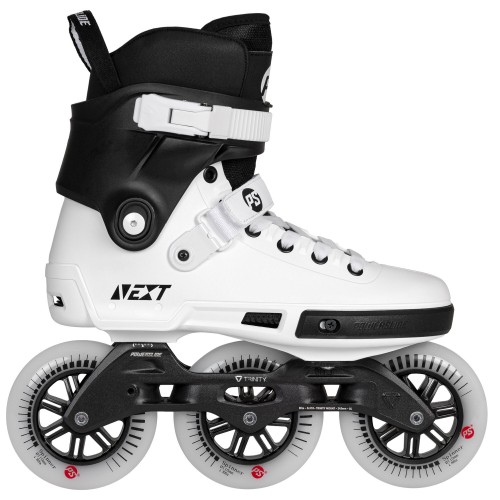 Ролики Powerslide Next Core White Black 110 в магазине Rollbay.ru