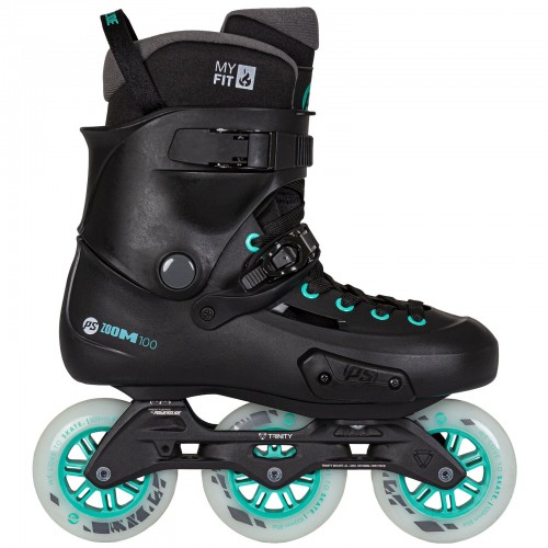 Ролики Powerslide Zoom Pro Black Mint 100 в магазине Rollbay.ru