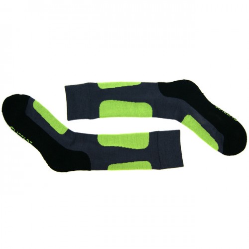 Носки для катания на роликах Glissade серо-зеленые в магазине Rollbay.ru