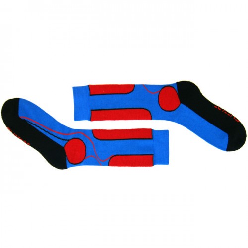 Носки для катания на роликах спортивные красно-синие в магазине Rollbay.ru