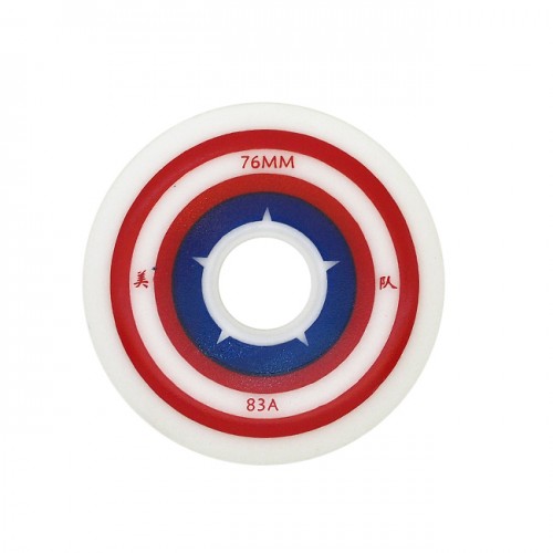 Колесо для роликов Captain America 72-76mm/83А в магазине Rollbay.ru