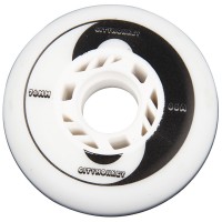 Колеса для роликов CityMonkey 80mm/88-90A белые/черные 4-pack