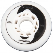 Колеса для роликов CityMonkey 80mm/88-90A белые/черные 4-pack Колеса для роликов CityMonkey 80mm/88-90A белые/черные 4-pack