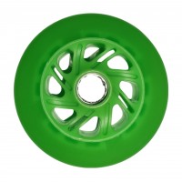Колесо для роликов Nova светящееся 110mm/85A зеленое с фосфором