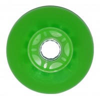 Колесо для роликов Nova светящееся 90mm/85A зеленое с фосфором