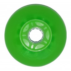 Колесо для роликов Nova светящееся 90mm/85A зеленое с фосфором