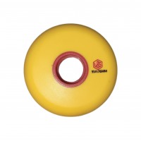 Колесо для роликов LBS 76-80mm/95A желтое