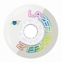 Колесо для роликов светящиеся Flying Eagle LazerWheelz 72-80mm/88A белое