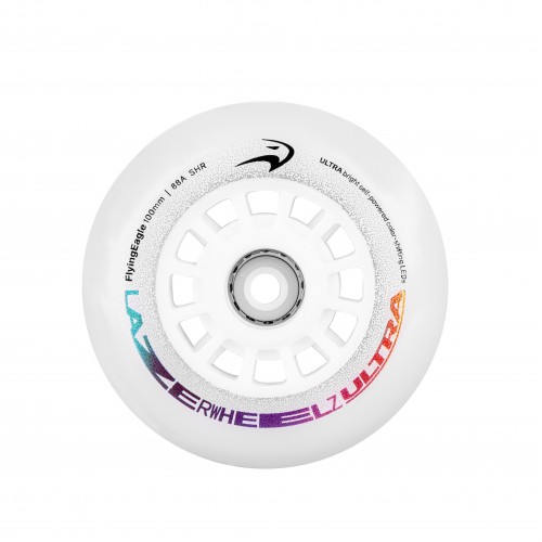 Колесо для роликов светящееся Flying Eagle LazerWheelz Ultra Color-Shifting 100mm/88A в магазине Rollbay.ru