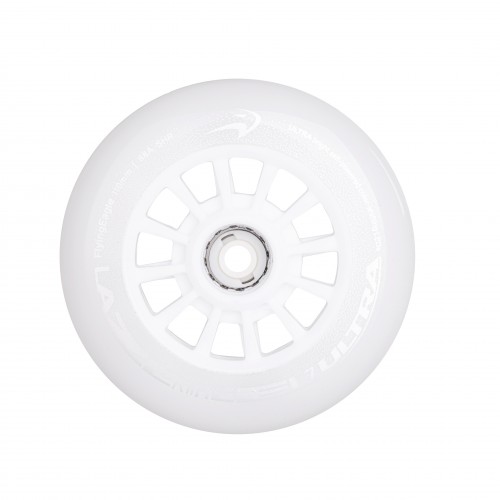 Колесо для роликов светящееся Flying Eagle LazerWheelz Ultra 110mm/88A белое в магазине Rollbay.ru