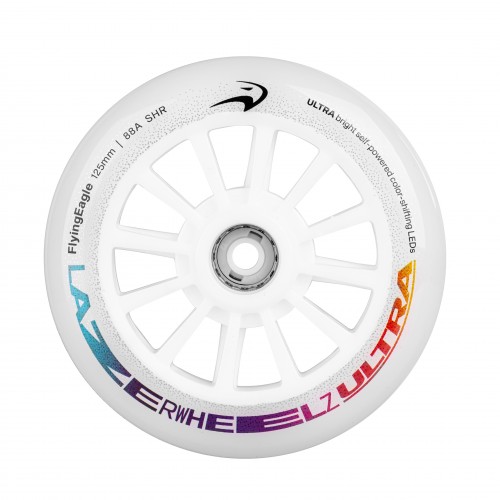 Колесо для роликов светящееся Flying Eagle LazerWheelz Ultra Color-Shifting 125mm/88A в магазине Rollbay.ru