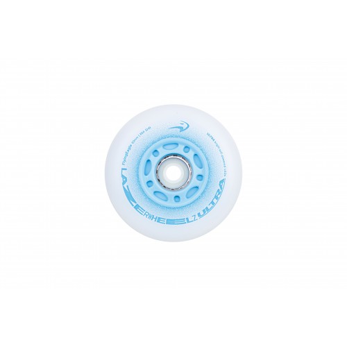 Колесо для роликов светящееся Flying Eagle LazerWheelz Ultra 72-80mm/88A голубое в магазине Rollbay.ru