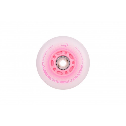 Колесо для роликов светящееся Flying Eagle LazerWheelz Ultra 72-80mm/88A розовое в магазине Rollbay.ru