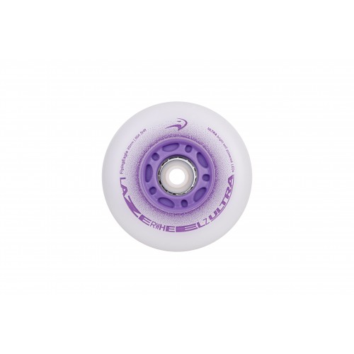 Колесо для роликов светящееся Flying Eagle LazerWheelz Ultra 72-80mm/88A фиолетовое в магазине Rollbay.ru