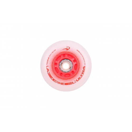 Колесо для роликов светящееся Flying Eagle LazerWheelz Ultra 72-80mm/88A красное в магазине Rollbay.ru