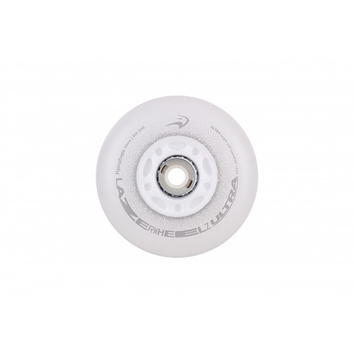 Колесо для роликов светящееся Flying Eagle LazerWheelz Ultra 72-80mm/88A белое в магазине Rollbay.ru