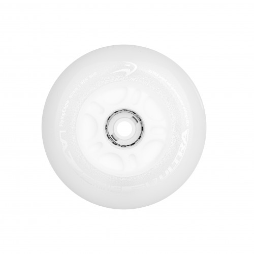 Колесо для роликов светящееся Flying Eagle LazerWheelz Ultra 90mm/88A белое в магазине Rollbay.ru