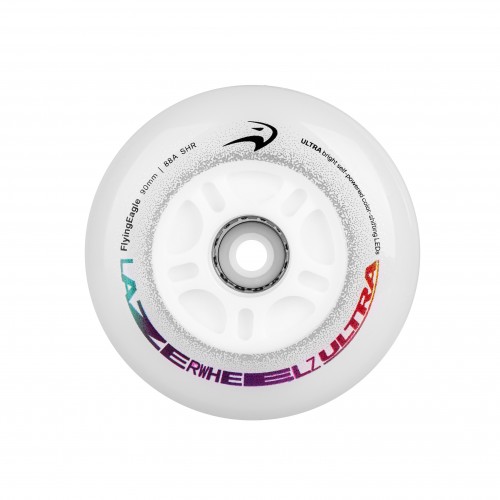 Колесо для роликов светящееся Flying Eagle LazerWheelz Ultra Color-Shifting 90mm/88A в магазине Rollbay.ru