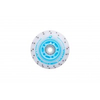 Колесо для роликов светящееся Flying Eagle LazerWheelz Ultra+Spark 72-80mm/88A голубое
