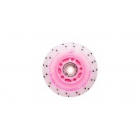 Колесо для роликов светящееся Flying Eagle LazerWheelz Ultra+Spark 72-80mm/88A розовое