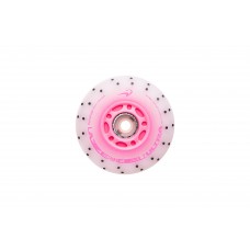 Колесо для роликов светящееся Flying Eagle LazerWheelz Ultra+Spark 72-80mm/88A розовое