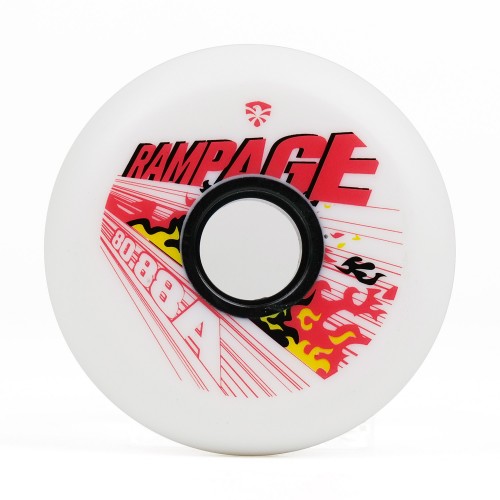 Колеса для роликов Flying Eagle Rampage 76-80mm/88A белые, 4-pack в магазине Rollbay.ru